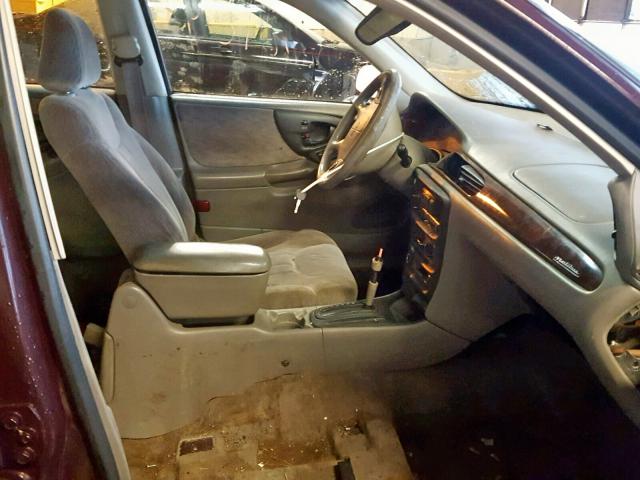 1G1NE52J8Y6123590 - 2000 CHEVROLET MALIBU LS MAROON photo 5