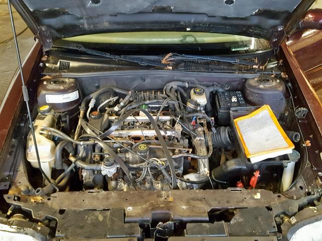 1G1NE52J8Y6123590 - 2000 CHEVROLET MALIBU LS MAROON photo 7