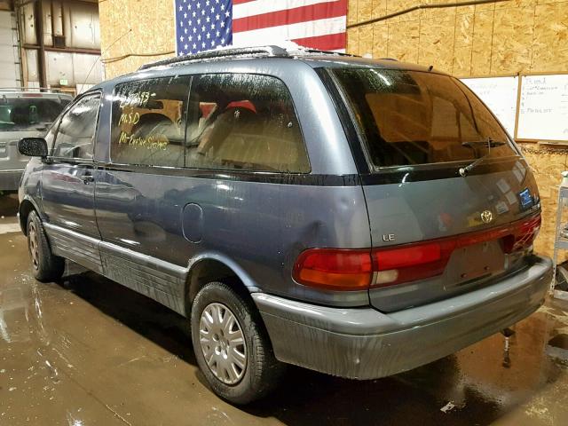 JT3AC22S7P1021782 - 1993 TOYOTA PREVIA LE BLUE photo 3