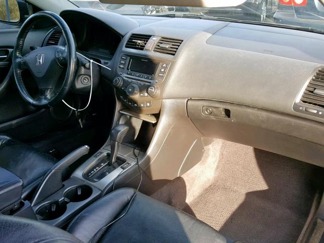 1HGCM82616A000837 - 2006 HONDA ACCORD EX BLACK photo 9