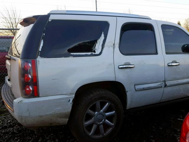 1GKFK63807J382158 - 2007 GMC YUKON DENA WHITE photo 9