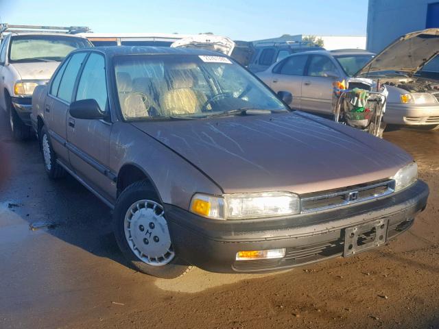 JHMCB7648MC087336 - 1991 HONDA ACCORD DX BROWN photo 1