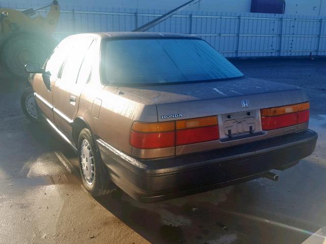 JHMCB7648MC087336 - 1991 HONDA ACCORD DX BROWN photo 3