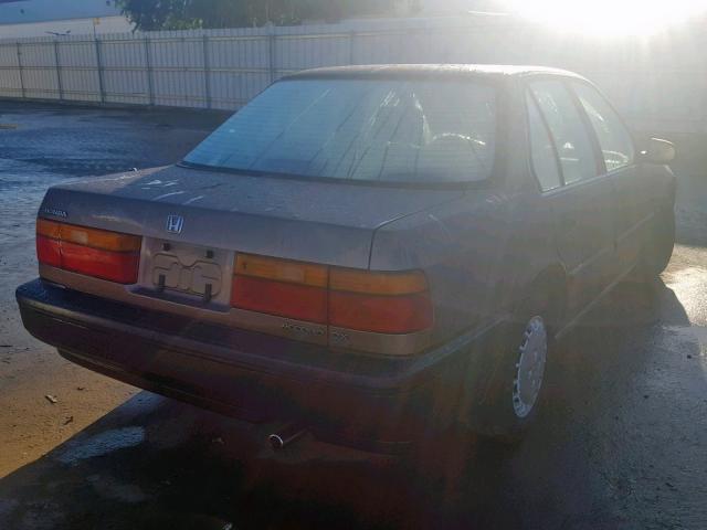 JHMCB7648MC087336 - 1991 HONDA ACCORD DX BROWN photo 4