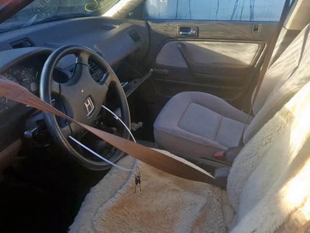 JHMCB7648MC087336 - 1991 HONDA ACCORD DX BROWN photo 5