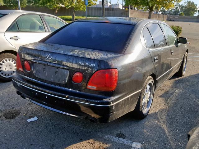 JT8BD69S810143282 - 2001 LEXUS GS 300 BLACK photo 4