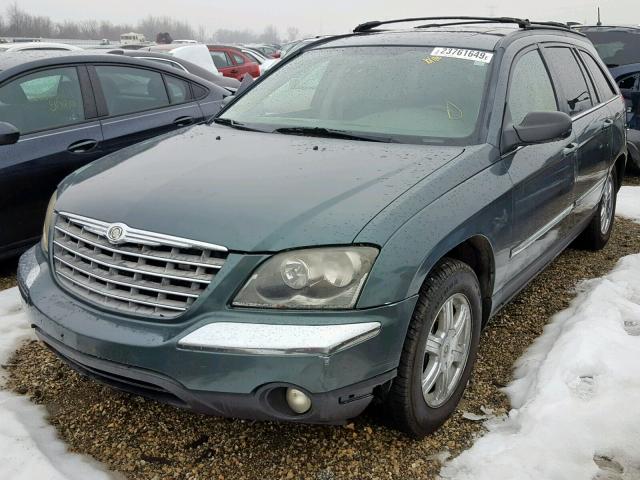 2C8GM68484R533382 - 2004 CHRYSLER PACIFICA GREEN photo 2