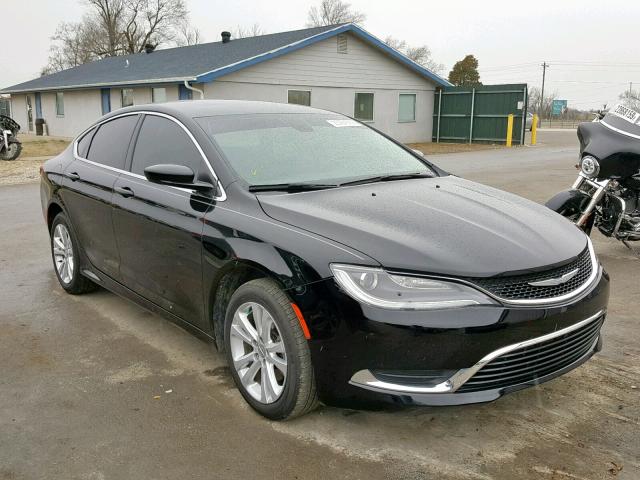 1C3CCCAB1GN120266 - 2016 CHRYSLER 200 LIMITE BLACK photo 1