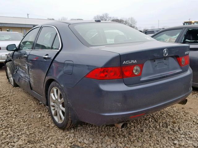 JH4CL96887C013611 - 2007 ACURA TSX ნაცრისფერი ფოტო 3