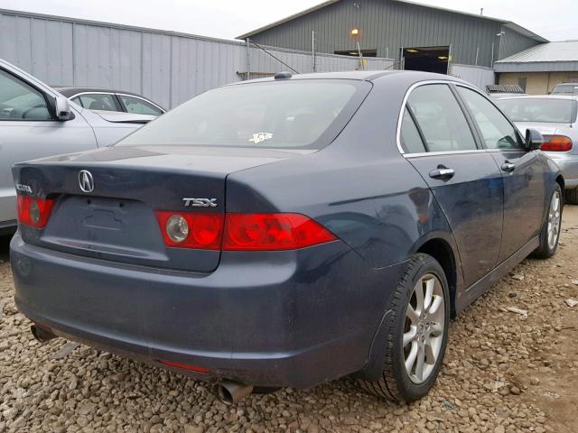 JH4CL96887C013611 - 2007 ACURA TSX ნაცრისფერი ფოტო 4