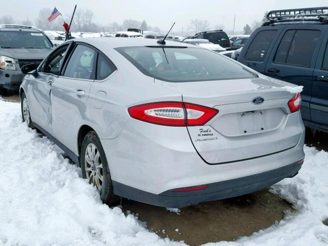 1FA6P0G78F5122616 - 2015 FORD FUSION S SILVER photo 3