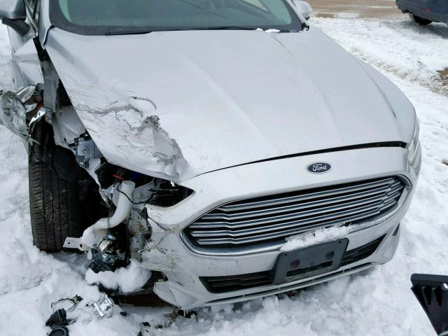 1FA6P0G78F5122616 - 2015 FORD FUSION S SILVER photo 7