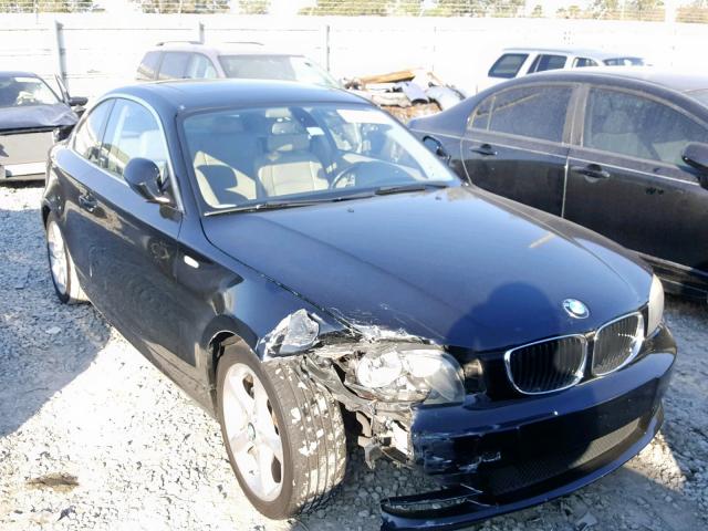 WBAUP7C58AVK77042 - 2010 BMW 128 I BLACK photo 1