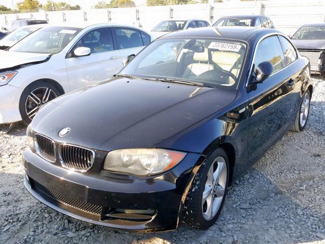 WBAUP7C58AVK77042 - 2010 BMW 128 I BLACK photo 2