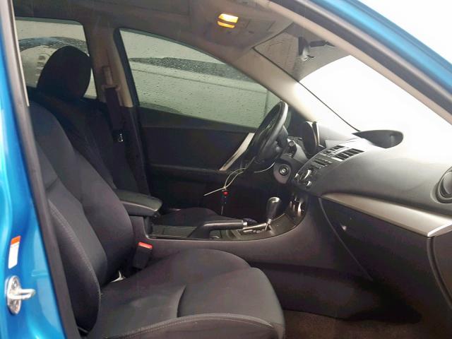 JM1BL1K68B1421534 - 2011 MAZDA 3 S BLUE photo 5