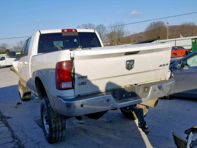 3D7UT2HL7BG531090 - 2011 DODGE RAM 2500 WHITE photo 3