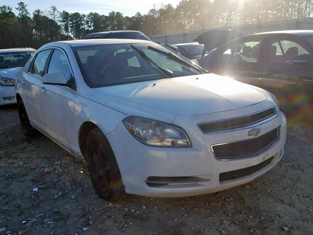 1G1ZH57B29F119143 - 2009 CHEVROLET MALIBU 1LT WHITE photo 1