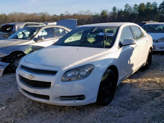 1G1ZH57B29F119143 - 2009 CHEVROLET MALIBU 1LT WHITE photo 2