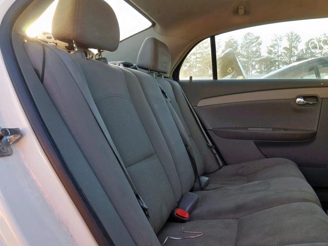 1G1ZH57B29F119143 - 2009 CHEVROLET MALIBU 1LT WHITE photo 6