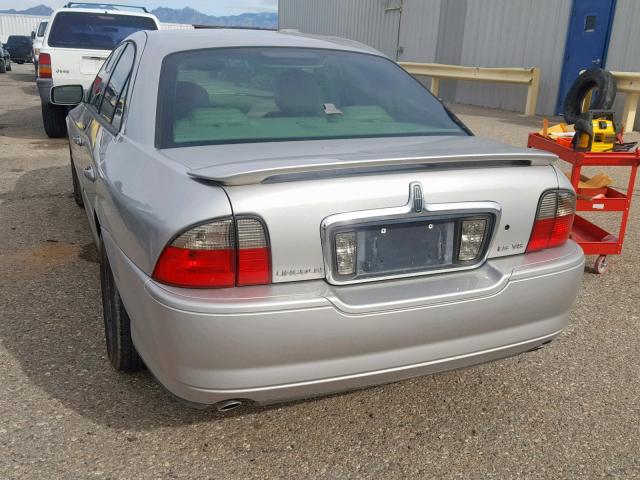 1LNHM87AX3Y648726 - 2003 LINCOLN LS SILVER photo 3