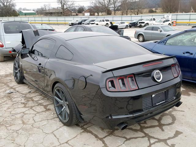 1ZVBP8CF3E5282659 - 2014 FORD MUSTANG GT BLACK photo 3