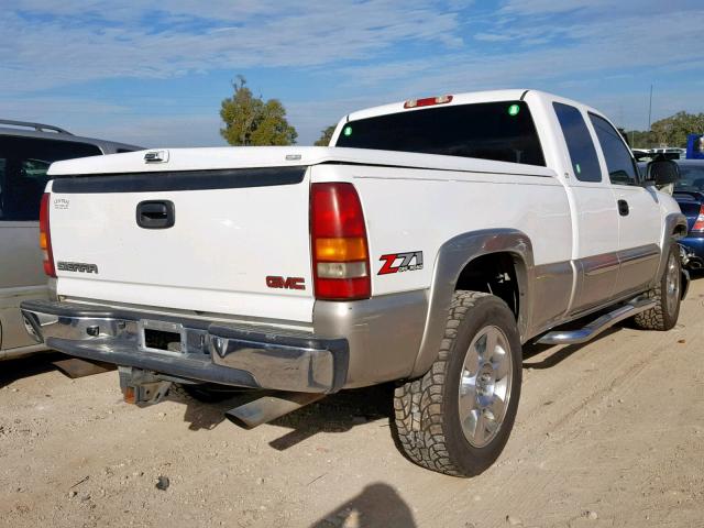 2GTEK19T431179543 - 2003 GMC NEW SIERRA WHITE photo 4