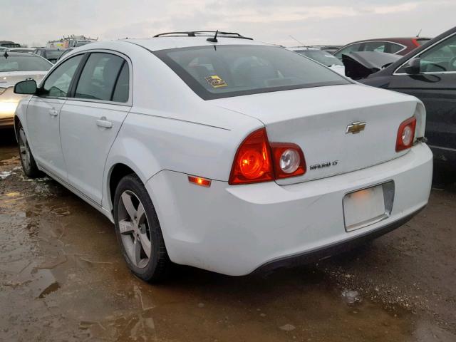 1G1ZC5E13BF139111 - 2011 CHEVROLET MALIBU 1LT WHITE photo 3