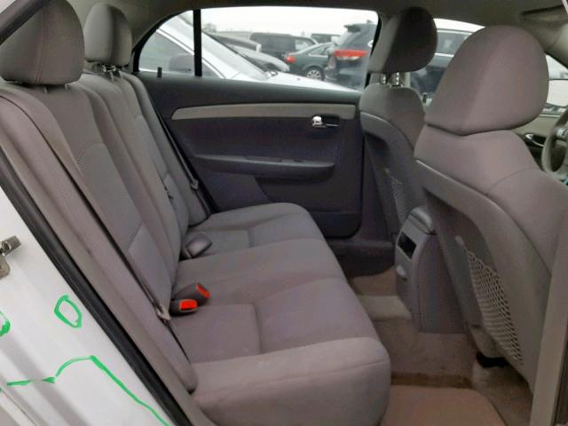 1G1ZC5E13BF139111 - 2011 CHEVROLET MALIBU 1LT WHITE photo 6