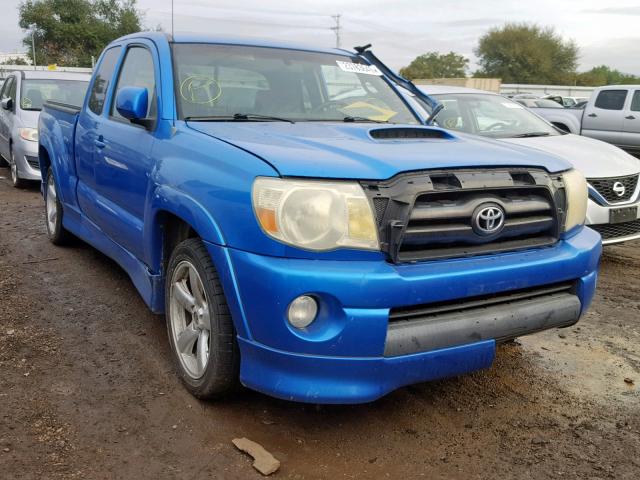 5TETU22NX5Z129098 - 2005 TOYOTA TACOMA X-R BLUE photo 1