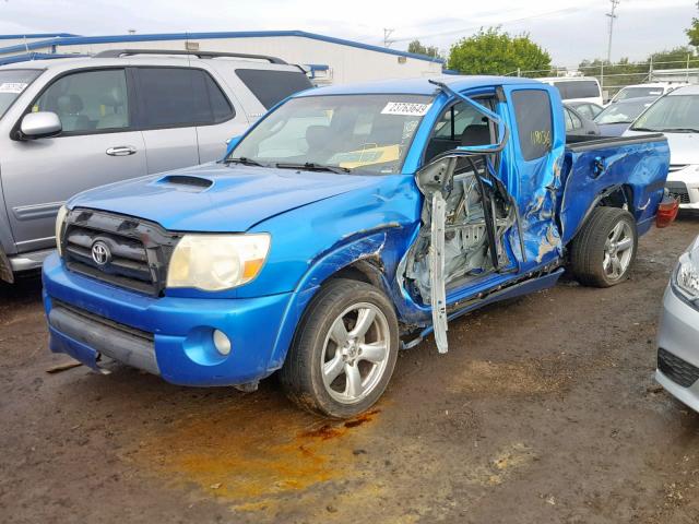 5TETU22NX5Z129098 - 2005 TOYOTA TACOMA X-R BLUE photo 2