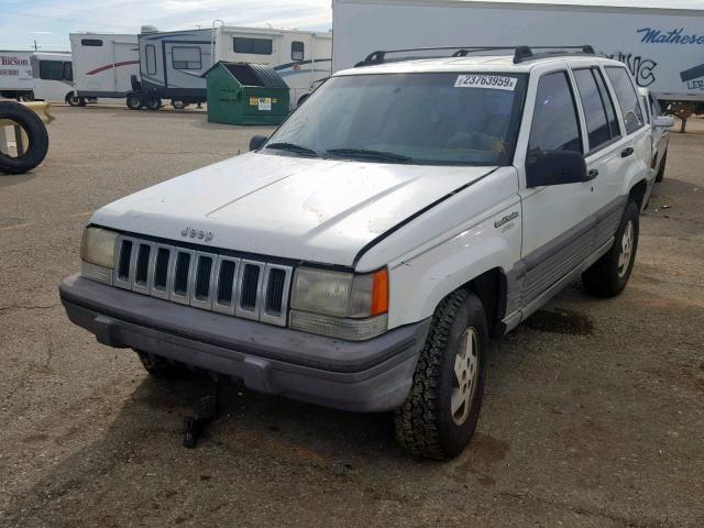 1J4GZ58S0RC213141 - 1994 JEEP GRAND CHER WHITE photo 2