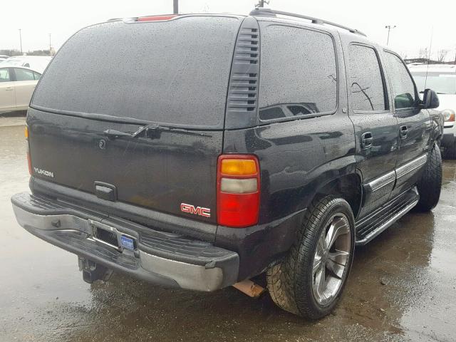 1GKEC13TX4R285160 - 2004 GMC YUKON BLACK photo 4