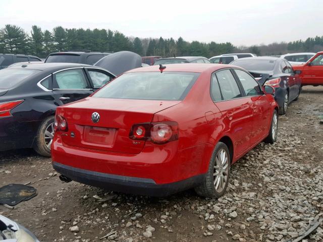 3VWRJ71K88M152871 - 2008 VOLKSWAGEN JETTA WOLF RED photo 4