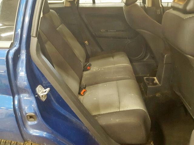 1B3HB48C09D164309 - 2009 DODGE CALIBER SX BLUE photo 6