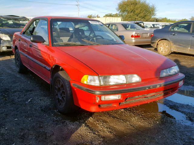 JH4DB1645LS001728 - 1990 ACURA INTEGRA RS RED photo 1