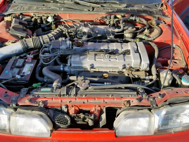 JH4DB1645LS001728 - 1990 ACURA INTEGRA RS RED photo 7