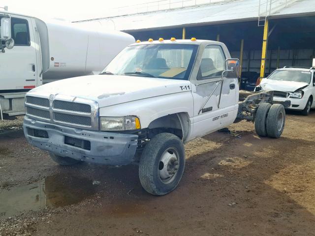 1B6MC36C0TS699512 - 1996 DODGE RAM 3500 WHITE photo 2