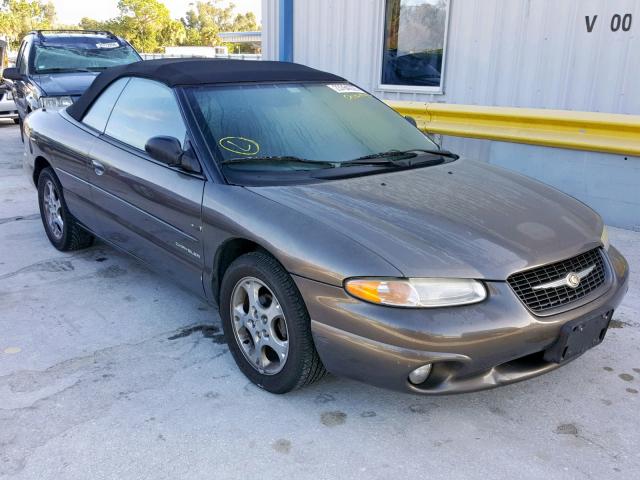 3C3EL55HXYT280960 - 2000 CHRYSLER SEBRING JX GRAY photo 1