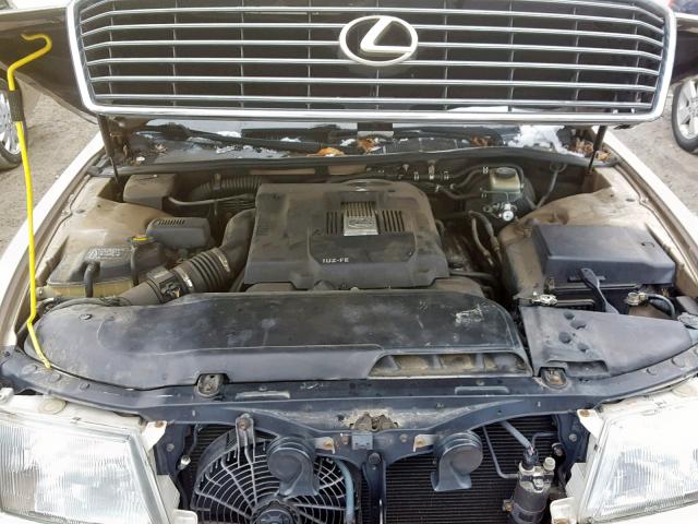 JT8BH28F5V0090256 - 1997 LEXUS LS 400 GOLD photo 7