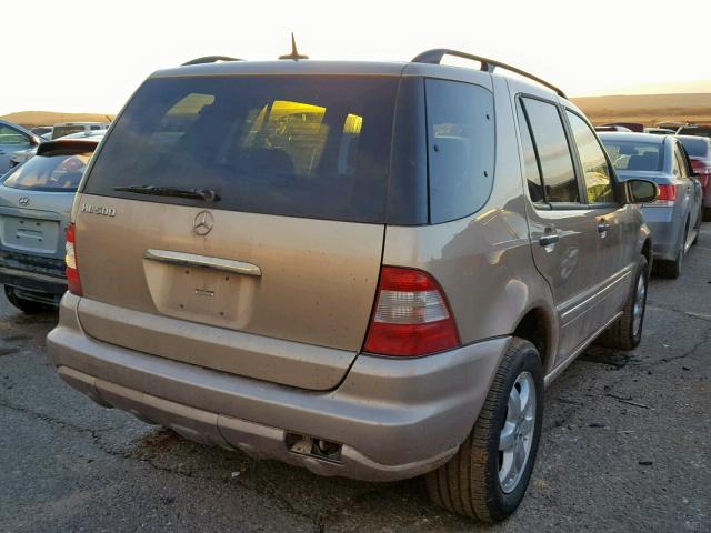 4JGAB75E13A387941 - 2003 MERCEDES-BENZ ML 500 TAN photo 4