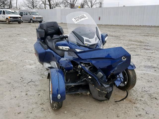 2BXJBKC1XAV001105 - 2010 CAN-AM SPYDER ROA BLUE photo 1