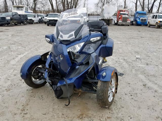 2BXJBKC1XAV001105 - 2010 CAN-AM SPYDER ROA BLUE photo 2