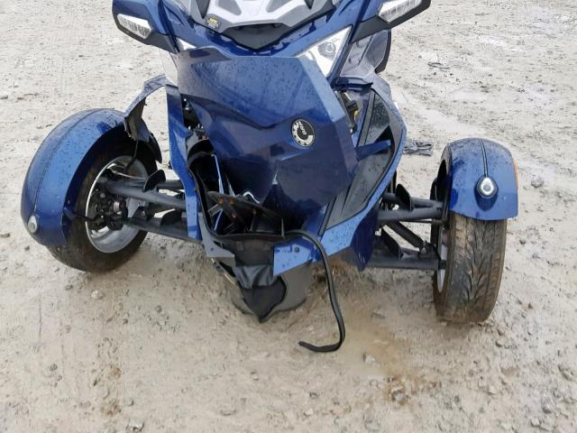 2BXJBKC1XAV001105 - 2010 CAN-AM SPYDER ROA BLUE photo 9