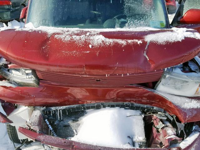 JTLKT324264120549 - 2006 TOYOTA SCION XB Бордовый фото 7