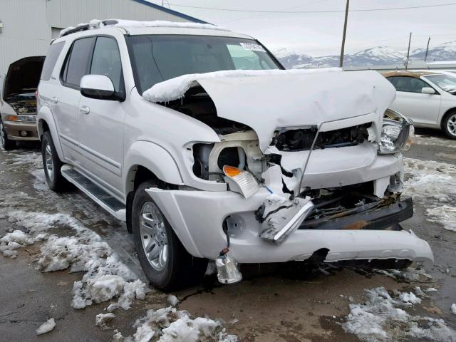 5TDBT48A67S278056 - 2007 TOYOTA SEQUOIA LI WHITE photo 1