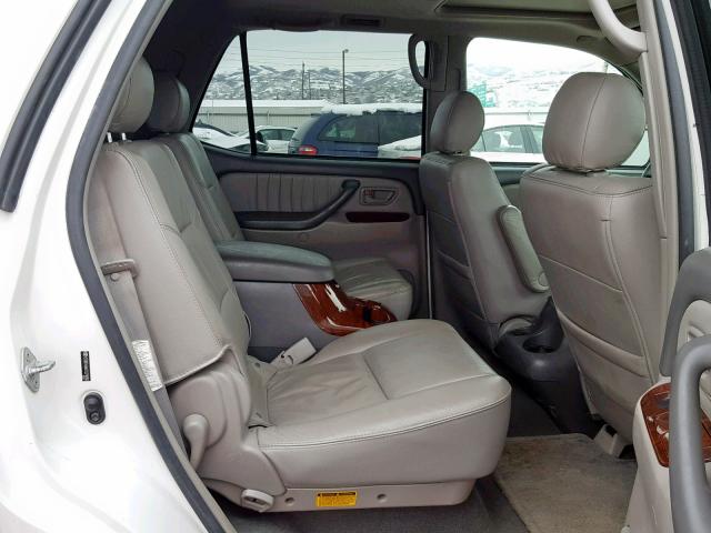 5TDBT48A67S278056 - 2007 TOYOTA SEQUOIA LI WHITE photo 6