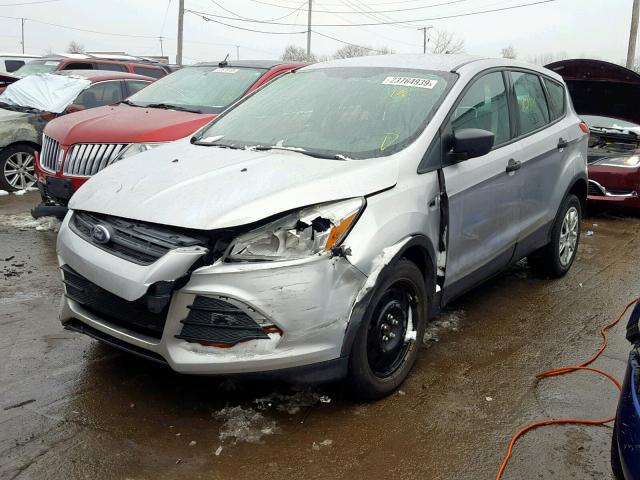 1FMCU0F75DUD33830 - 2013 FORD ESCAPE S SILVER photo 2