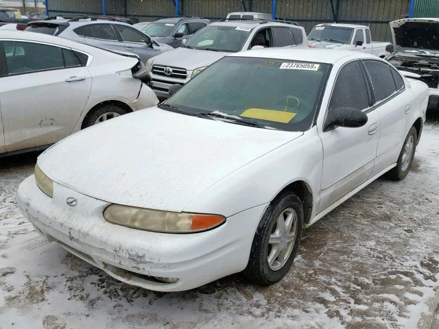 1G3N152E24C163966 - 2004 OLDSMOBILE ALERO GL WHITE photo 2