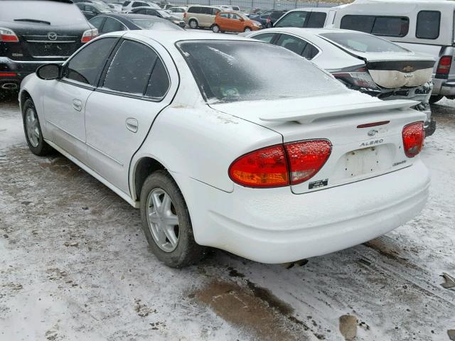 1G3N152E24C163966 - 2004 OLDSMOBILE ALERO GL WHITE photo 3