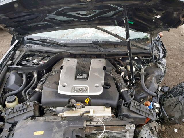 JN1CV6FE4BM951157 - 2011 INFINITI G37 BASE BLACK photo 7